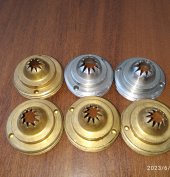 Фильера (дюза) зубчатая (10 зубьев),  для тестоотсадочной машины Mimac (комплект 6 шт.).